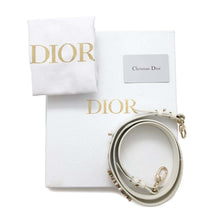 将图像加载到图库查看器中，Dior Lady Dior MY ABCDIOR 2wayHandbag WhiteM0538OCAL Lambskin Size Small
