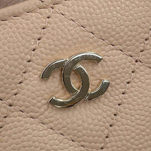 Load image into Gallery viewer, CHANEL Matelasse Vanity ChainShoulder Bag Jasmin FlowerAP1340 Caviar Leather Size Small
