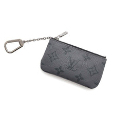 将图像加载到图库查看器中，LOUIS VUITTON Pochette Cles NoirM80905 Monogram Eclipse / Monogram Eclipse Reverse
