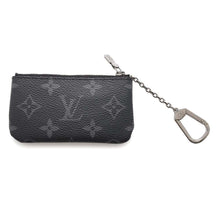 Load image into Gallery viewer, LOUIS VUITTON Pochette Cles NoirM80905 Monogram Eclipse / Monogram Eclipse Reverse
