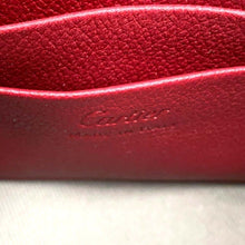 Load image into Gallery viewer, CARTIER C Do Cartier Clutch Bag Red SpinelL3001479 Leather
