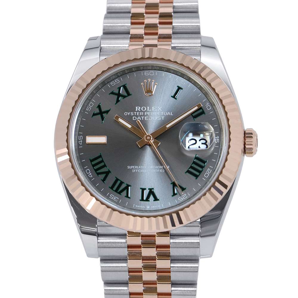 ROLEX Datejust 41 W41mm Stainless Steel K18PG Slate Dial126331