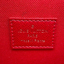 Load image into Gallery viewer, LOUIS VUITTON Felicie Pochette  RedN63032 Damier Ebene Canvas
