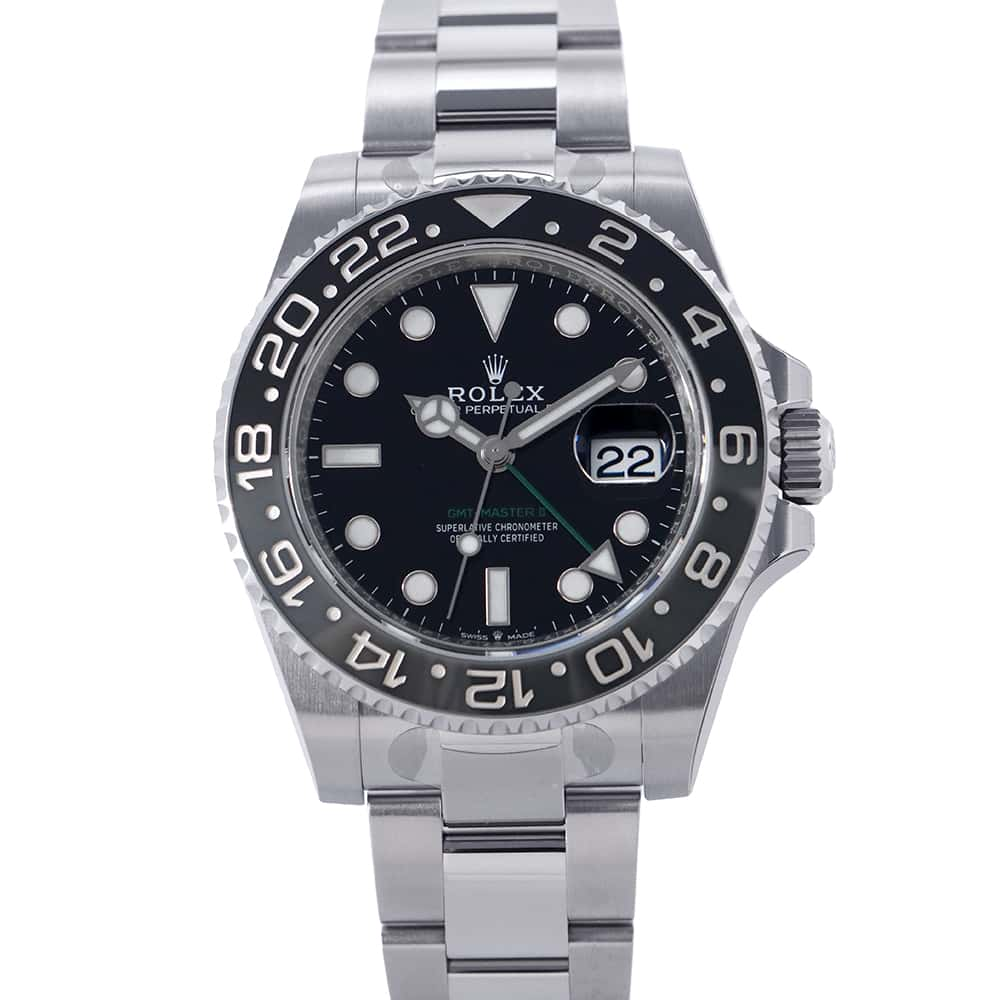 ROLEX GMT MasterII W40mm Stainless Steel Black Dial126710GRNR