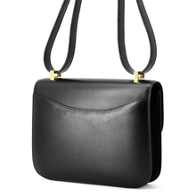 将图像加载到图库查看器中，HERMES Constance Black Box Calf Leather Size 23
