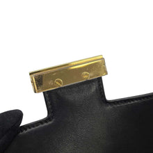 将图像加载到图库查看器中，HERMES Constance Black Box Calf Leather Size 23
