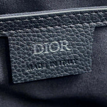 Load image into Gallery viewer, Dior Saddle Oblique Shoulder Bag Black/Navy1ADME162YKS Leather Canvas
