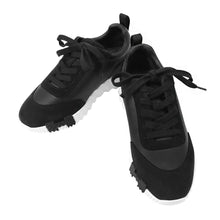 将图像加载到图库查看器中，HERMES Sneakers 《Bouncing》 BlackH242212Z Calf Leather Chevre Velor Size 37.5
