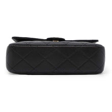 将图像加载到图库查看器中，CHANEL Matelasse ChainClutch Shoulder Bag 25 model Black Caviar Leather Size 6.7&quot;
