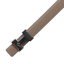 Load image into Gallery viewer, HERMES Constance Belt Size 85 Black/Etoupe Swift Leather Epsom
