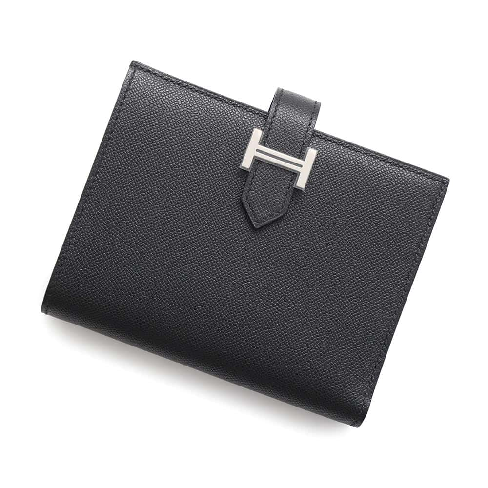 HERMES BEAN Compact Black Madame Vous