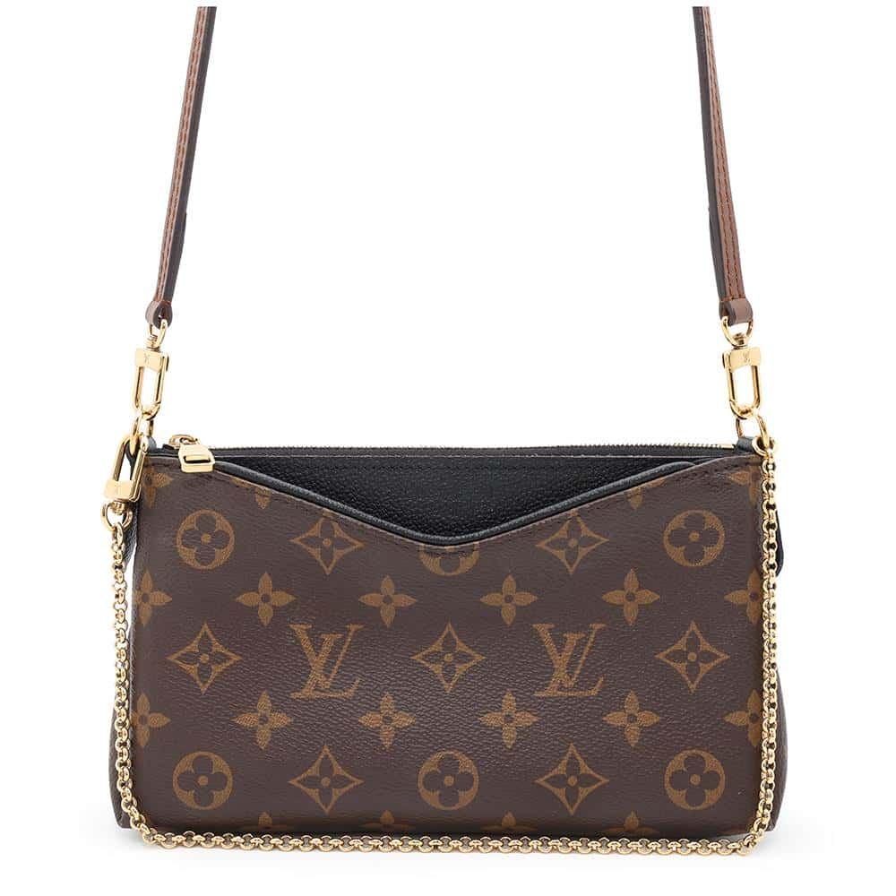 LOUIS VUITTON Pallas Clutch NoirM41639 Monogram