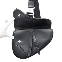 将图像加载到图库查看器中，Dior Saddle bag Black1ADPO093YKK Leather
