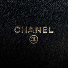 Load image into Gallery viewer, CHANEL Matelasse Chain wallet Black/Lilac/Ecru/SilverAP3247 Lambskin
