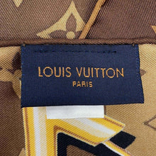 将图像加载到图库查看器中，LOUIS VUITTON Carre Monogram Confidential MarronM78666 Silk100%
