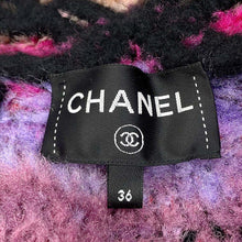 Load image into Gallery viewer, CHANEL Boa blouson Size 36 Pink/MulticolorP65219 Viscose 55% Cashmere33% Wool 10% Polyamide4% Silk3% Rhinestone Faux Pearl
