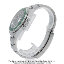 将图像加载到图库查看器中，ROLEX Submariner Date W40mm Stainless Steel Green Dial116610LV
