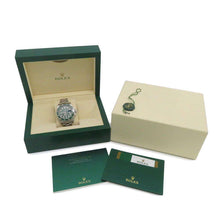 将图像加载到图库查看器中，ROLEX Submariner Date W40mm Stainless Steel Green Dial116610LV
