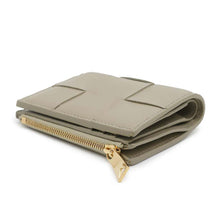 Load image into Gallery viewer, Bottega Veneta Cassette Small Bifold Wallet Travertine742698 Lambskin
