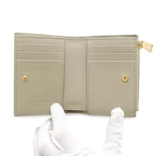 Load image into Gallery viewer, Bottega Veneta Cassette Small Bifold Wallet Travertine742698 Lambskin
