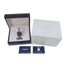 将图像加载到图库查看器中，LONGINES Spirit Zule Time W39mm Stainless Steel Black DialL3.802.4.63.6
