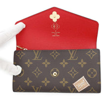 将图像加载到图库查看器中，LOUIS VUITTON Portefeuille SarahNM Vivienne Candy RedM12207 Monogram・Canvas
