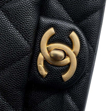 Load image into Gallery viewer, CHANEL Mini Matelasse Flap Bag BlackAS4890 Caviar Leather
