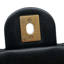 将图像加载到图库查看器中，CHANEL Mini Matelasse Flap Bag BlackAS4890 Caviar Leather
