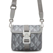 将图像加载到图库查看器中，Dior Dior Hit the Road CD Diamond Messenger Bag Gray2ESCA458CDP_H42E PVC Coated Canvas Leather Size Mini
