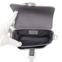 将图像加载到图库查看器中，Dior Dior Hit the Road CD Diamond Messenger Bag Gray2ESCA458CDP_H42E PVC Coated Canvas Leather Size Mini
