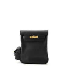 将图像加载到图库查看器中，HERMES Kelly Jump Black Swift Leather
