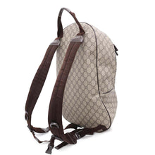 将图像加载到图库查看器中，GUCCI GG logo backpack Beige223705 GG SupremeCanvas
