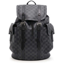 将图像加载到图库查看器中，LOUIS VUITTON Christopher NoirN41379 Damier Graphite Size MM
