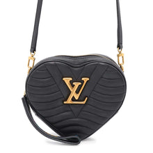 Load image into Gallery viewer, LOUIS VUITTON New Wave Heart Bag NoirM52796 Calf Leather
