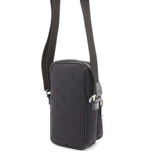 Load image into Gallery viewer, CELINE Triomphe Mini Pocket Messenger Bag Black192512CEC Canvas Leather Size Mini
