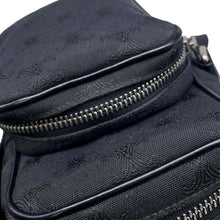 将图像加载到图库查看器中，CELINE Triomphe Mini Pocket Messenger Bag Black192512CEC Canvas Leather Size Mini
