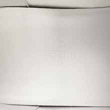 将图像加载到图库查看器中，HERMES Innocent Sneakers White Canvas Leather Size 35・1/2
