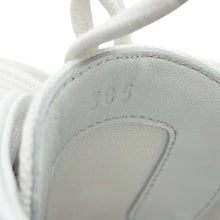 将图像加载到图库查看器中，HERMES Innocent Sneakers White Canvas Leather Size 38.5
