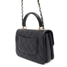 Load image into Gallery viewer, CHANEL Top handle flap Bag BlackA92236 Lambskin Size 25
