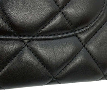 Load image into Gallery viewer, CHANEL Top handle flap Bag BlackA92236 Lambskin Size 25
