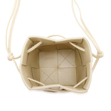 Load image into Gallery viewer, Bottega Veneta INTRECCIATO Mini Cassette Bucket Shoulder Bag Beige680217 Lambskin
