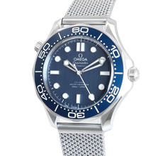 将图像加载到图库查看器中，OMEGA Seamaster Diver 300M 007 Bond 60th Anniversary W42mm Stainless Steel Blue Dial210.30.42.20.03.002
