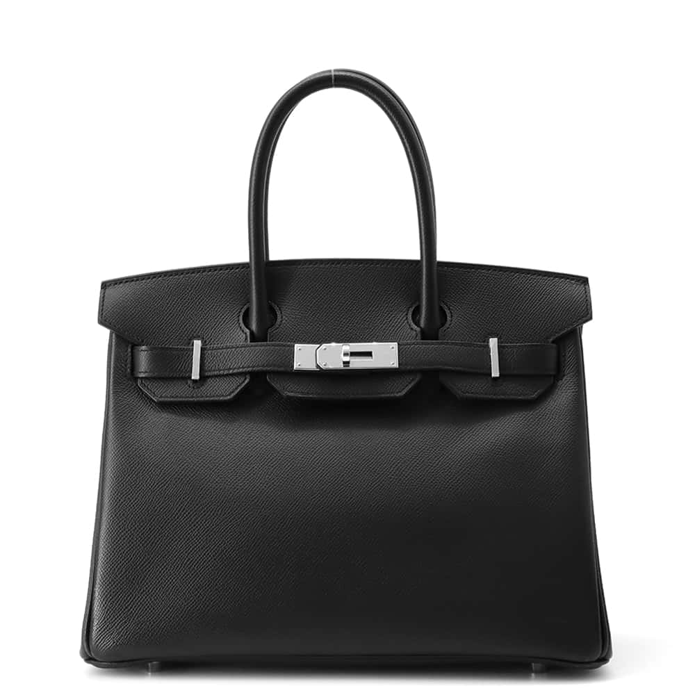 HERMES Birkin Black Epsom Size 30