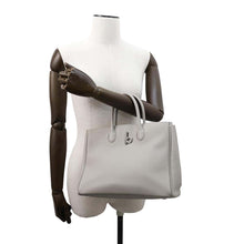 Load image into Gallery viewer, BURBERRY Rocking Horse Tote Heron81039501 Grainy Calf Leather Size Small
