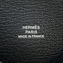 将图像加载到图库查看器中，HERMES Calvi Verso Grimist/Black Chevre Myzore Goatskin
