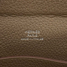 Load image into Gallery viewer, HERMES Videpoches Shoulder Bag Etoupe Togo Leather
