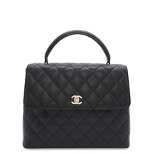 将图像加载到图库查看器中，CHANEL Handbag BlackA12397 Caviar Leather
