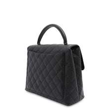 将图像加载到图库查看器中，CHANEL Handbag BlackA12397 Caviar Leather
