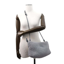 Load image into Gallery viewer, LOEWE Flamenco Purse 2WAY Shoulder Bag SilverGrayA411FCRX25 Knit
