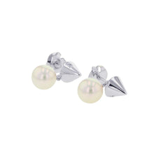 Load image into Gallery viewer, TASAKI ★Refined Rebellion Plus Earrings 18K White Gold
